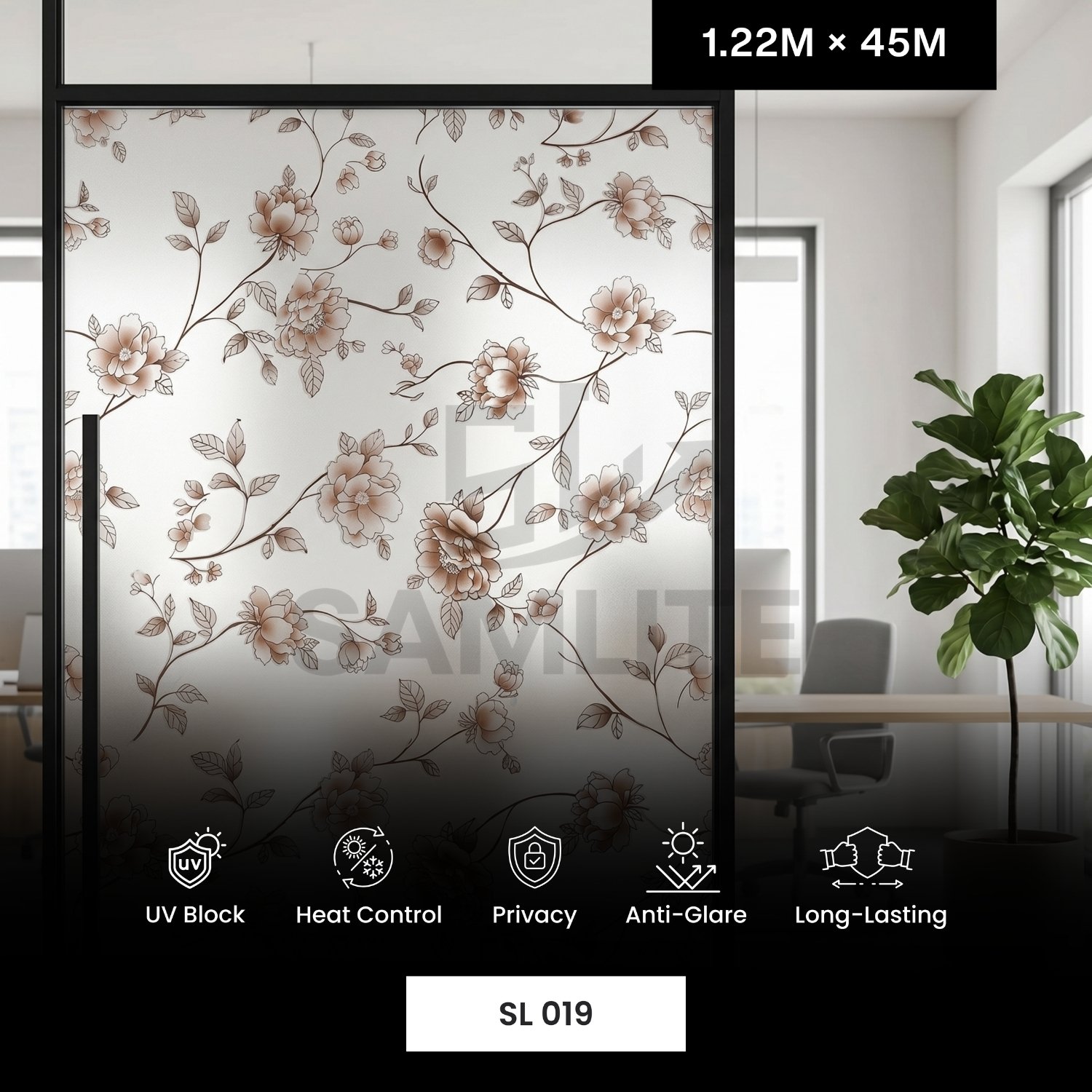 Samlite Decorative Window Film -019 - Image 2