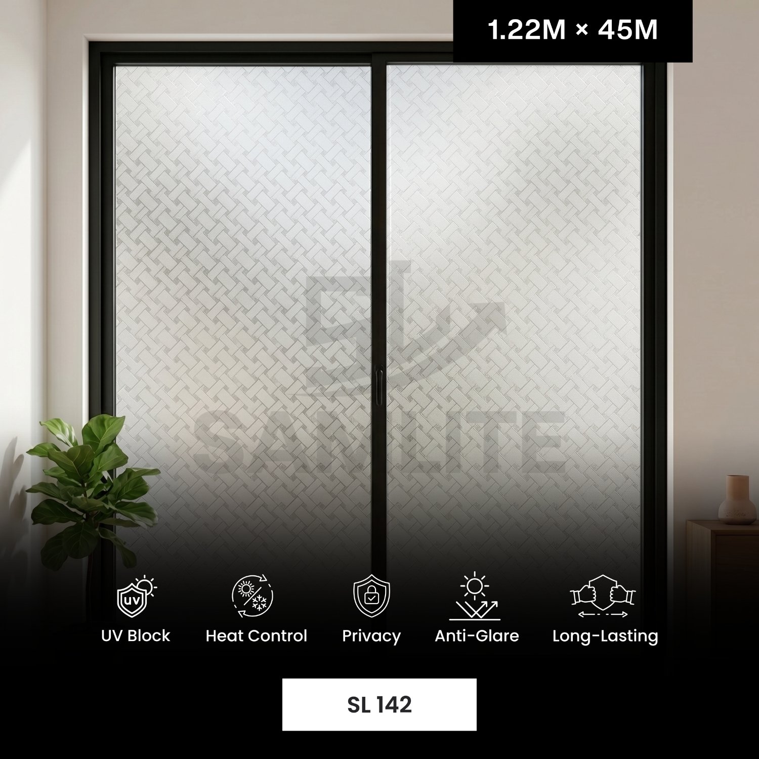 Samlite Decorative Window Film -SL 142 - Image 2