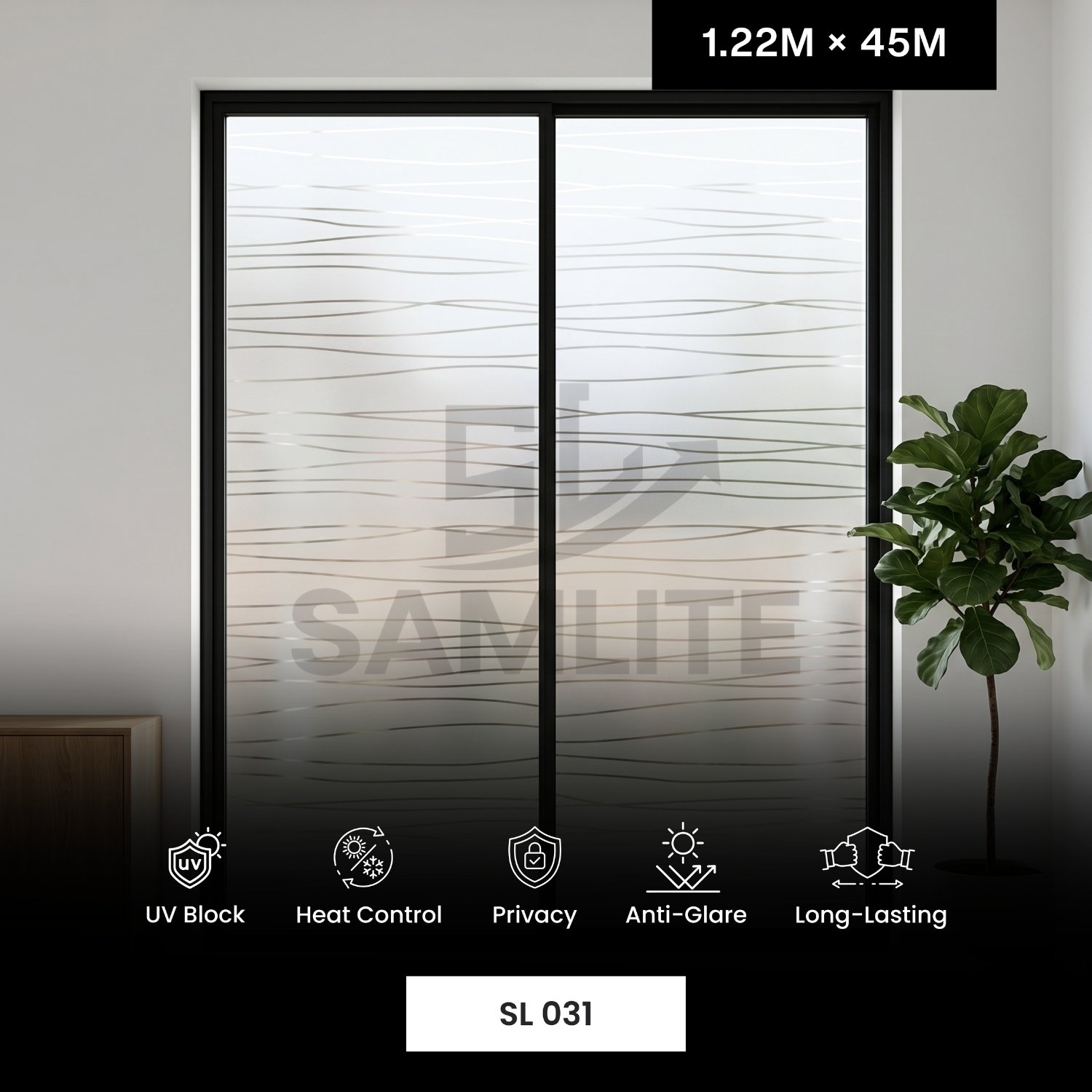 Samlite Decorative Window Film -031 - Image 2