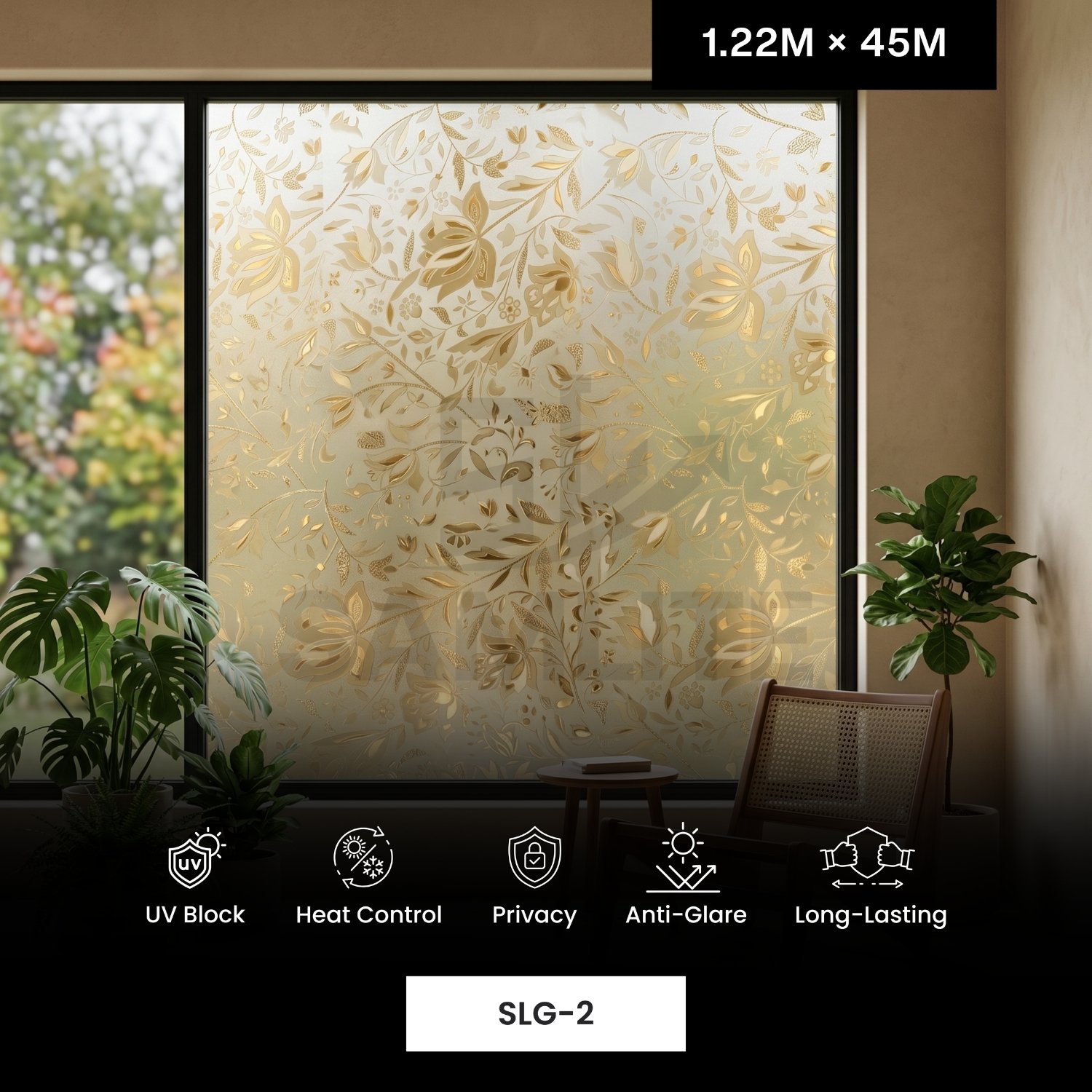 Samlite Decorative Window Film -SLG - 2 - Image 2