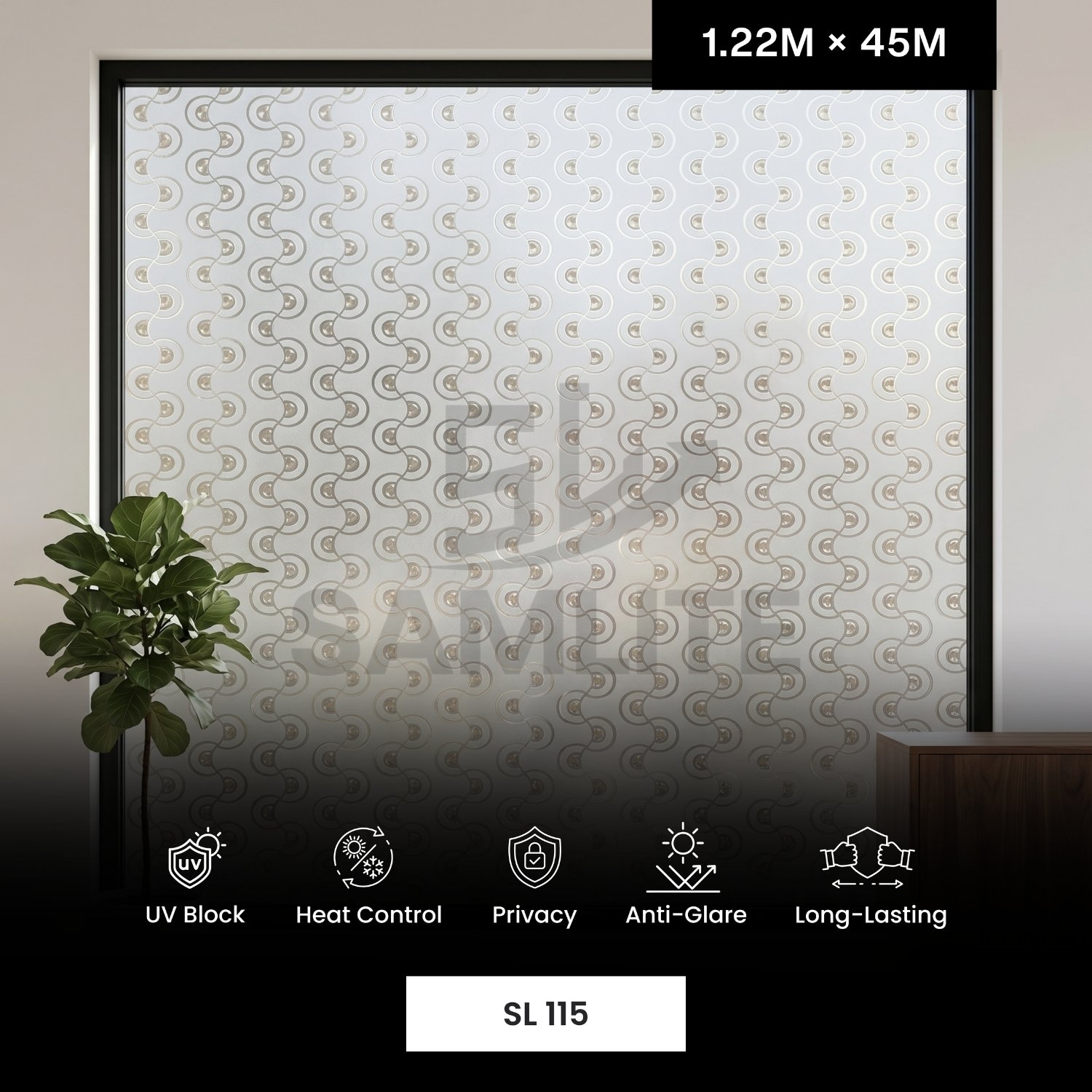 Samlite Decorative Window Film -115 - Image 2