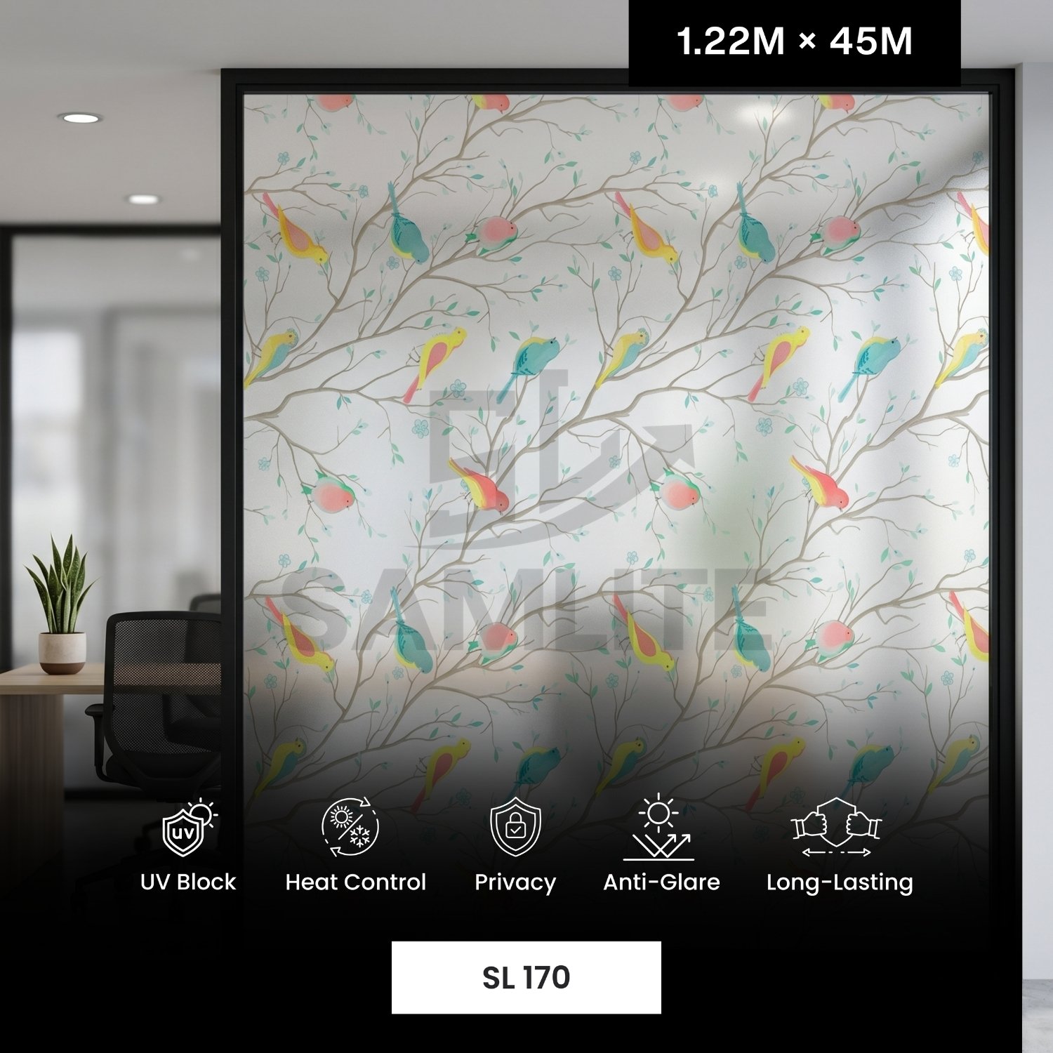 Samlite Decorative Window Film -170 - Image 2