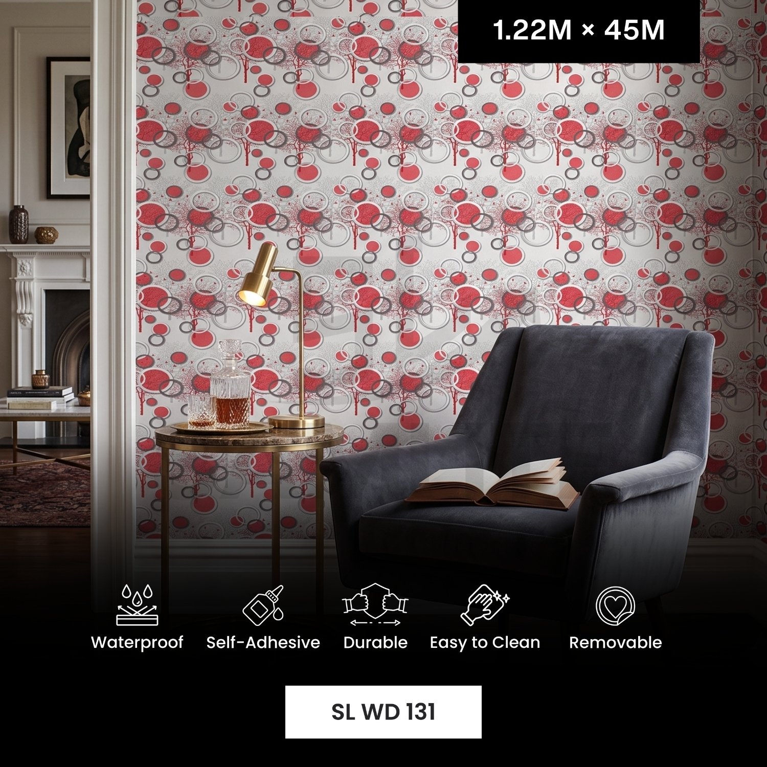 Samlite Decorative Wallpaper - SLWD131 - Image 2