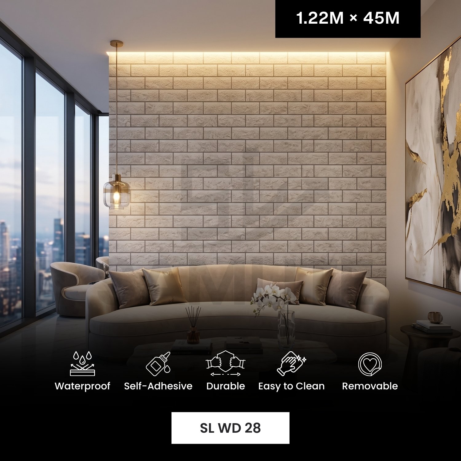 Samlite Decorative Wallpaper - SLWD28 - Image 2